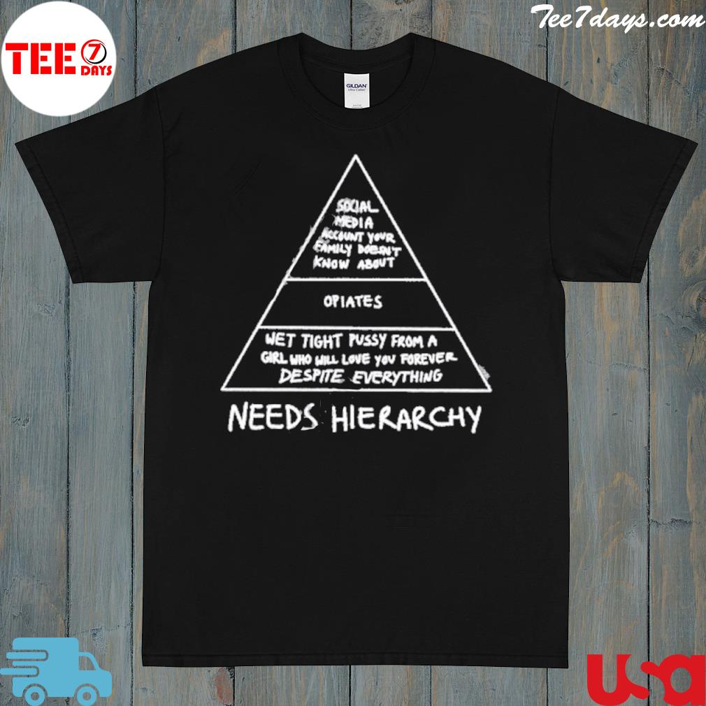 Account Your Family Doesn't Know About Needs Hierarchy New Shirt