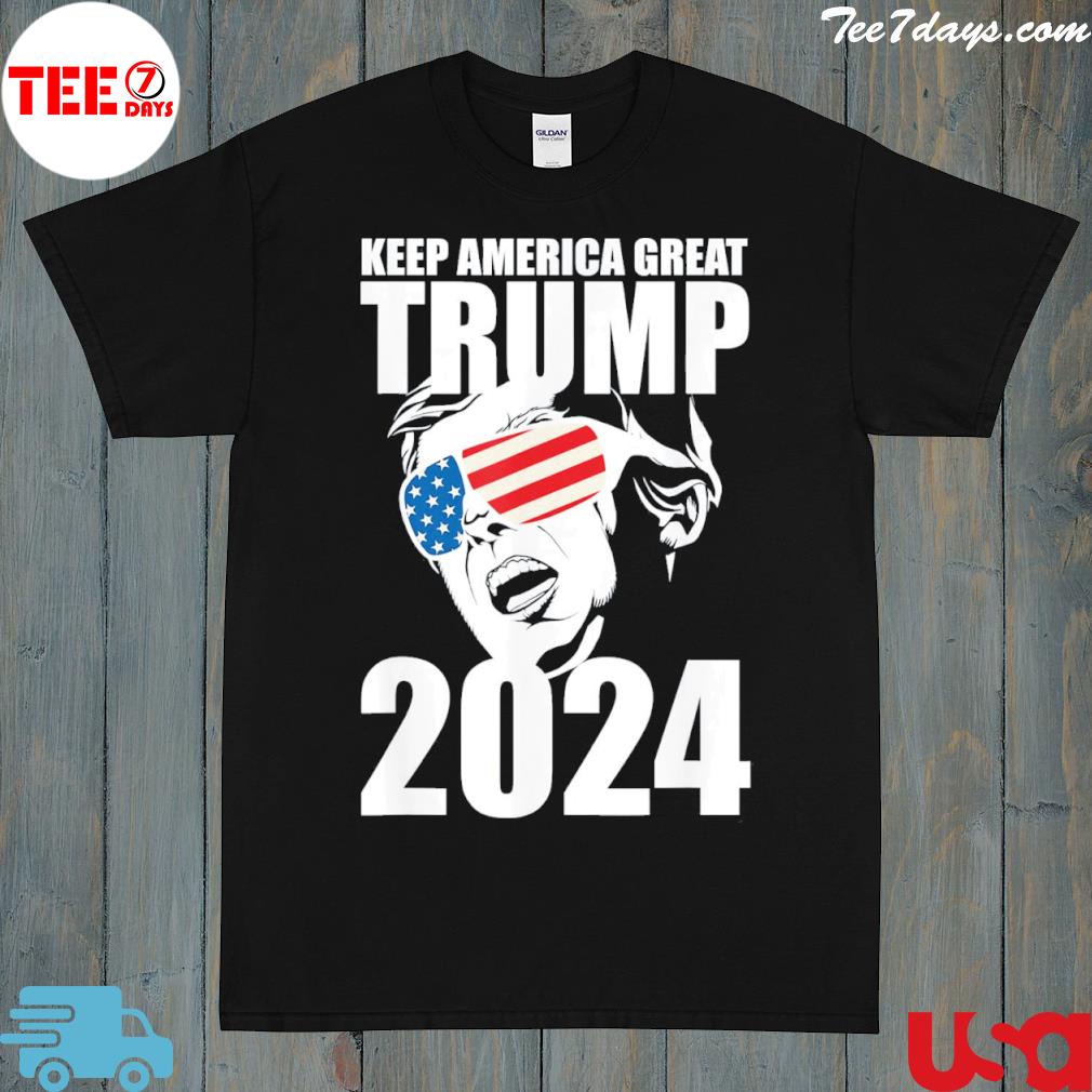 American Flag keep America great 47 president Donald Trump 2024 shirt