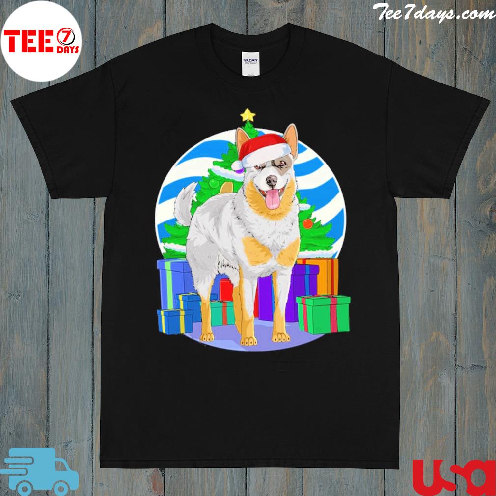 Australian Cattle Tree Decoration Dog Christmas T-Shirt