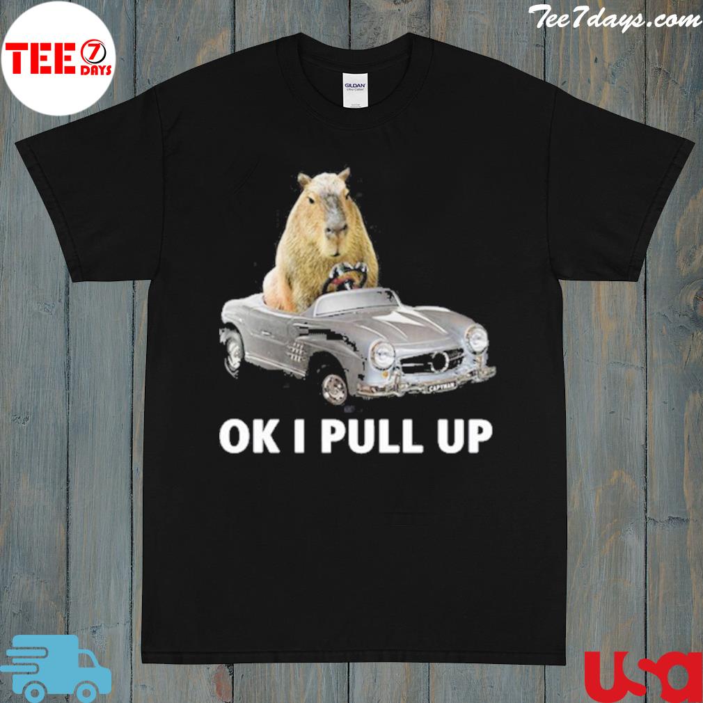 Capybara car shirt