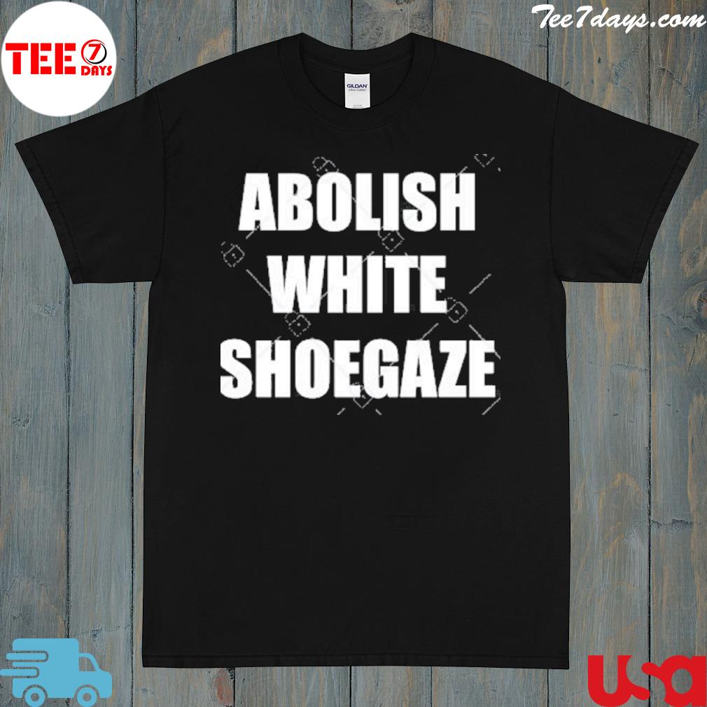 Cold gawd abolish white shoegaze shirt