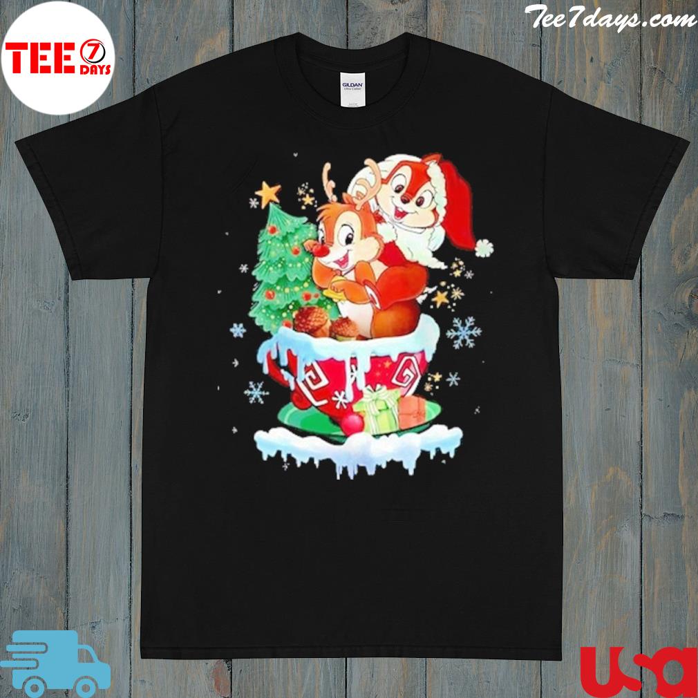 Disney chip and dale couples Ugly Christmas sweatshirt
