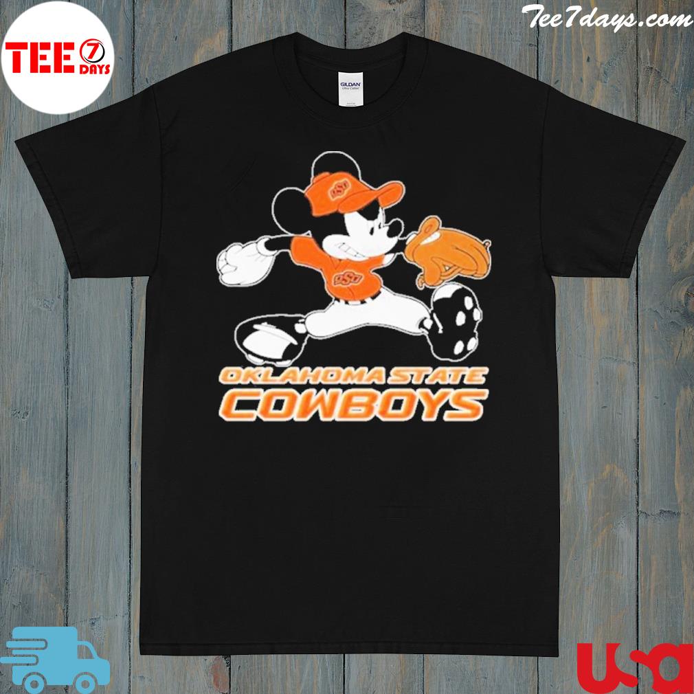 Disney Mickey Mouse Oklahoma State Cowboys Football 2022 Shirt