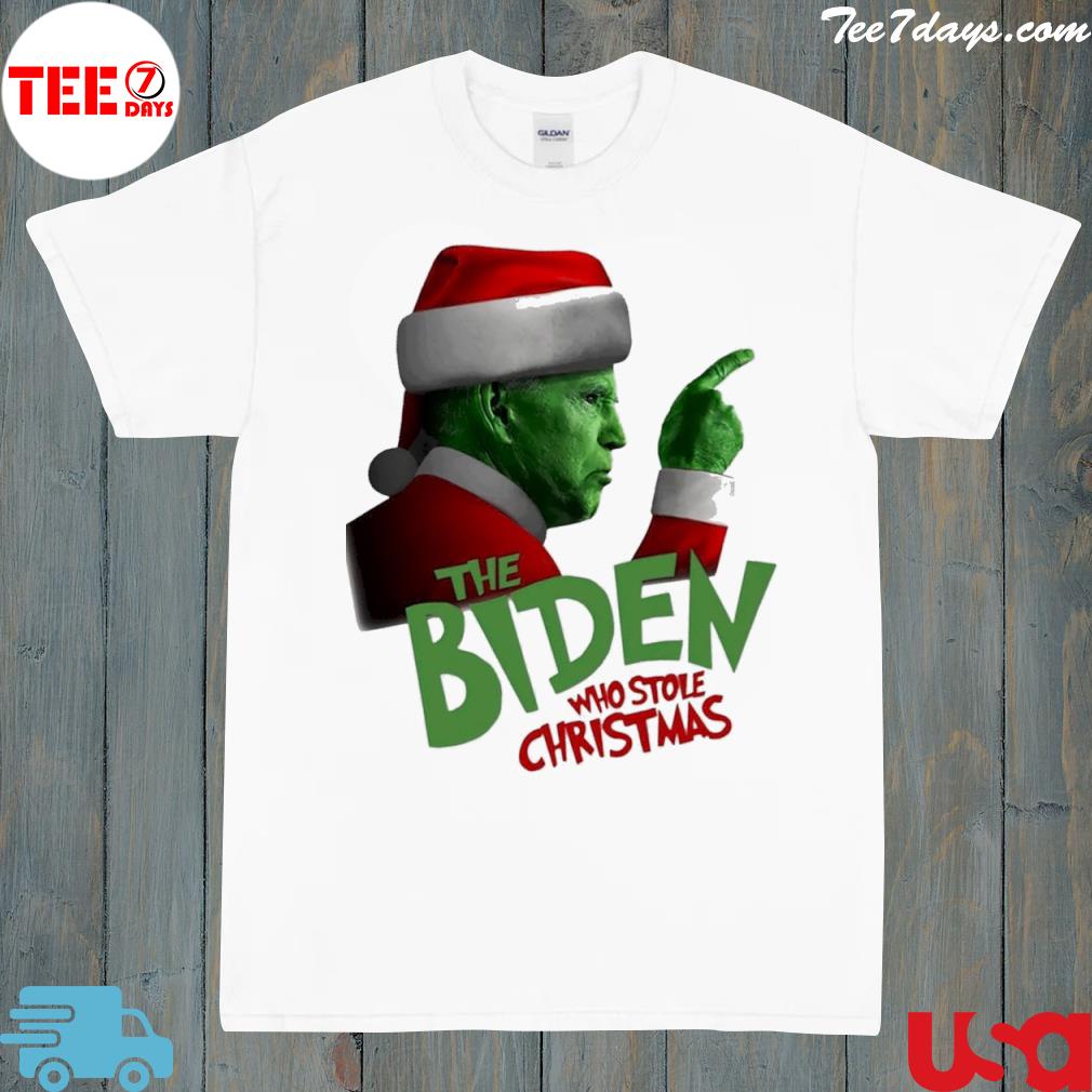 Grinch the Biden who stole Christmas shirt
