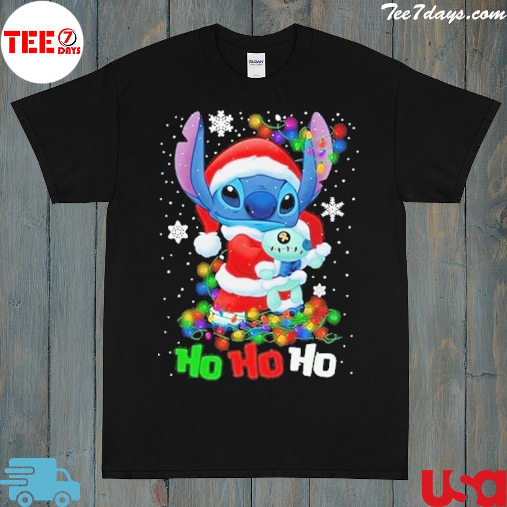 Ho Ho Ho Stitch Light Christmas Sweater