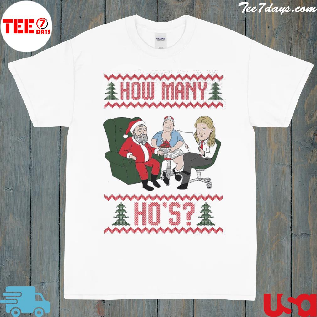 How many ho's Ugly Christmas sweatshirt