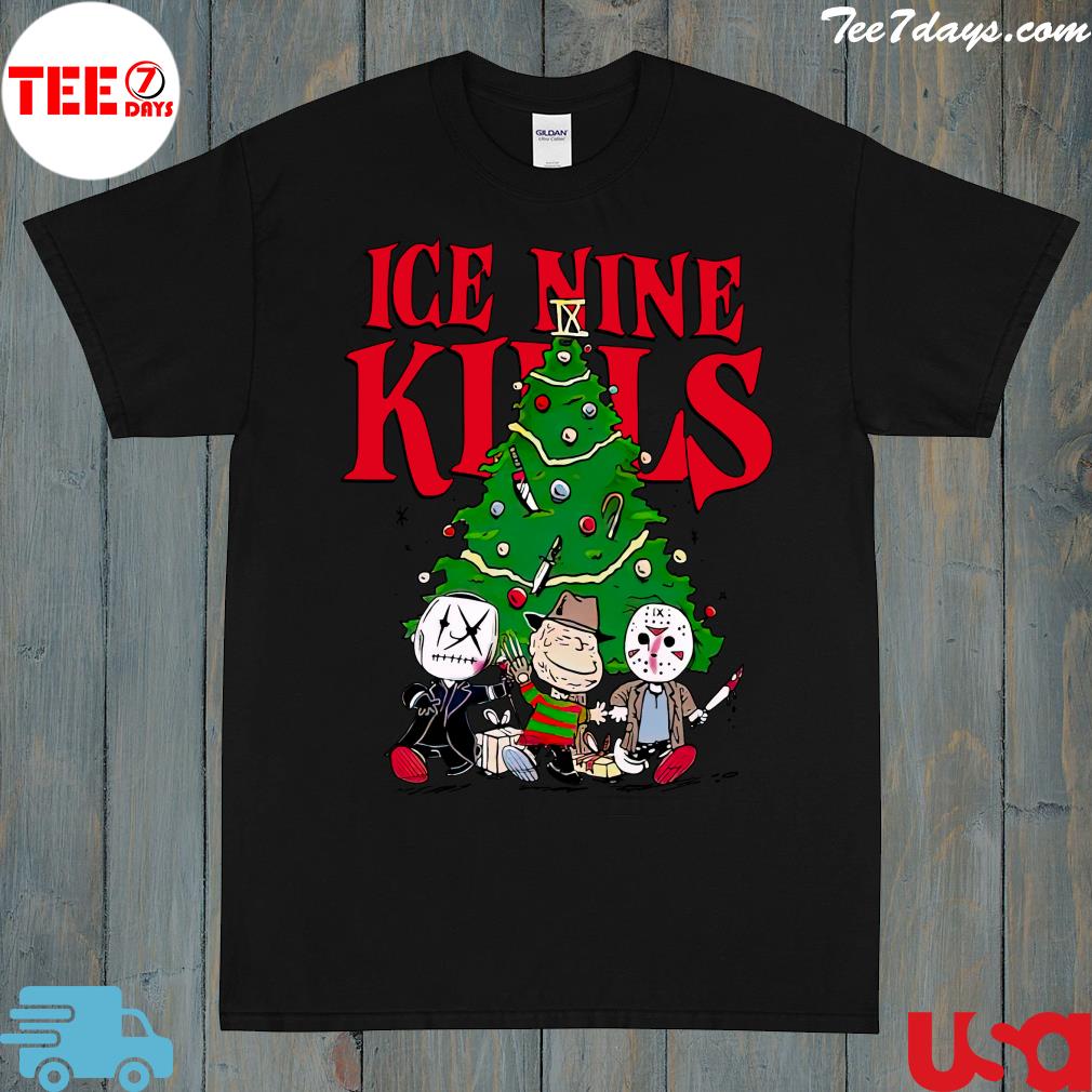Ice nine kills the mistletoe tag Freddy and Jason merry Christmas 2022 t-shirt
