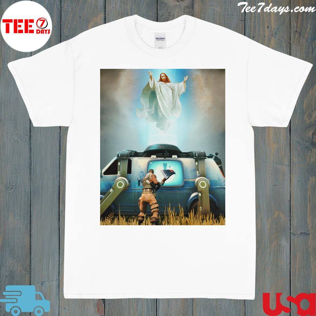 Jesus resurrection x fortnite t-shirt