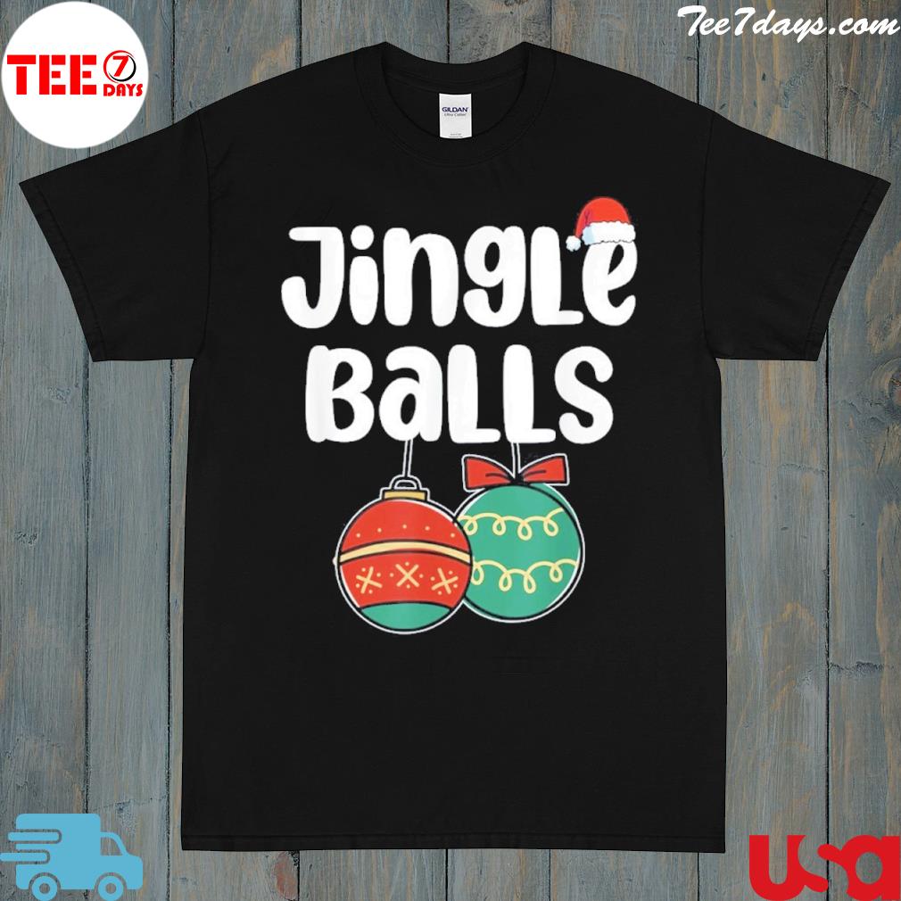 Jingle Balls Tinsel Tits Couples Christmas Matching T-Shirt