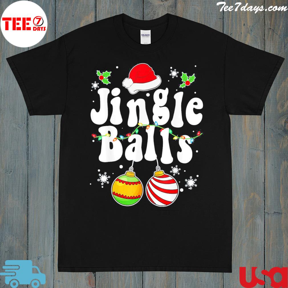 Jingle balls tinsel tits matching couple chestnuts shirt