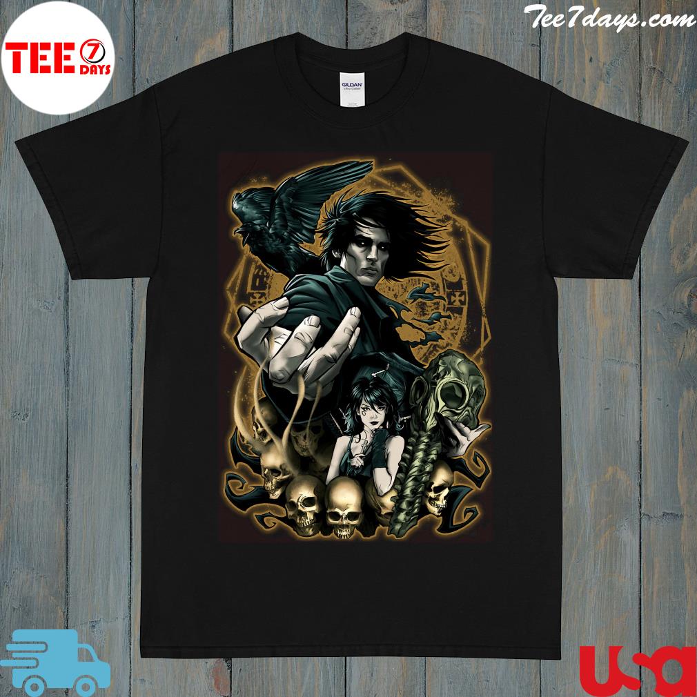 Lord of dreams the Sandman skulls and crow t-shirt