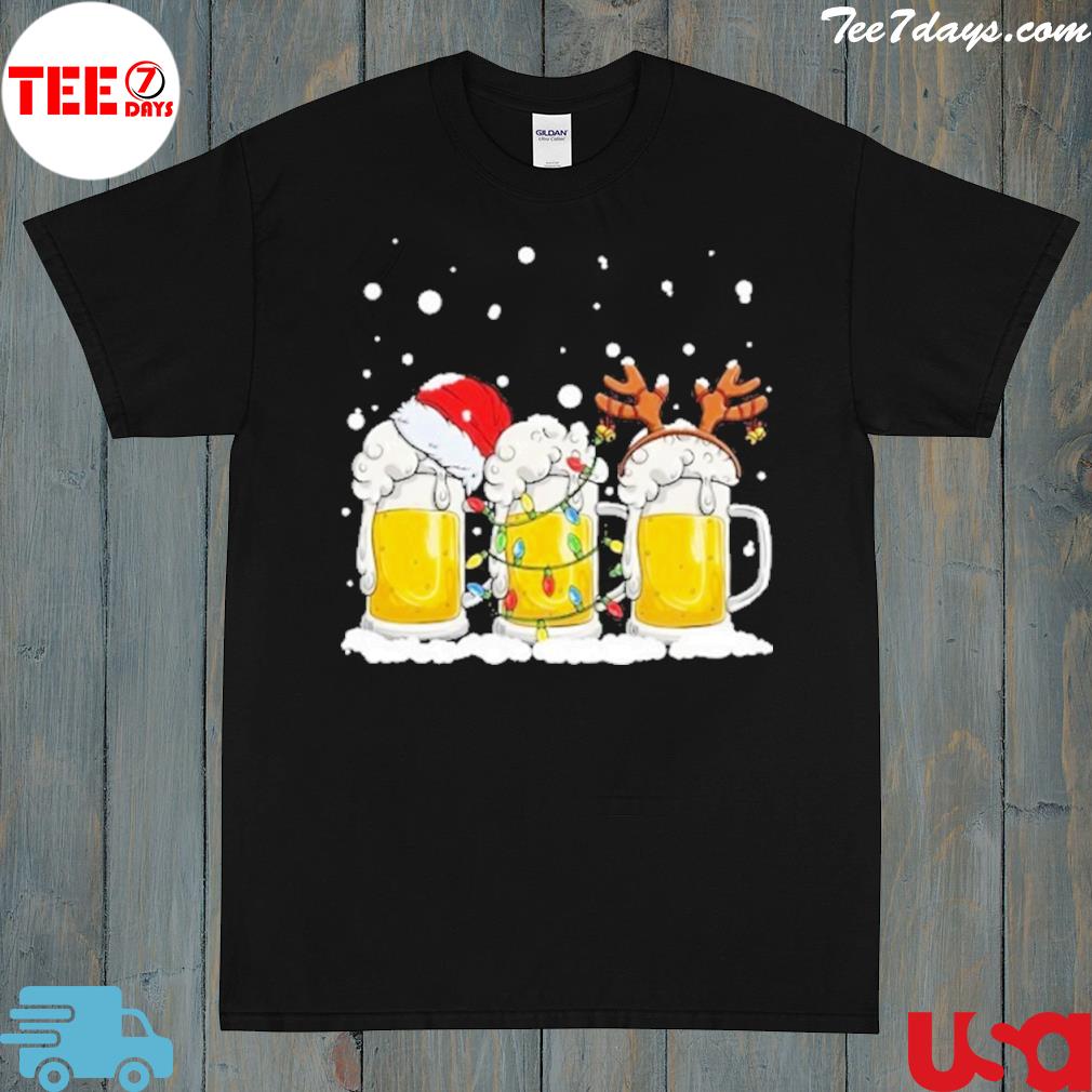 Merry santa beer xmas Ugly Christmas sweatshirt