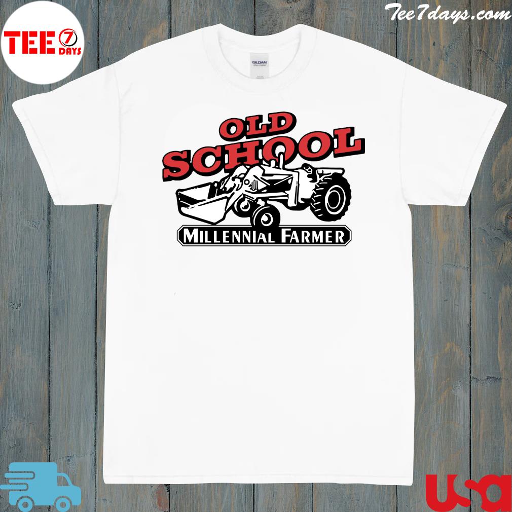 Millennial Farmer Old School Moline T-Shirt