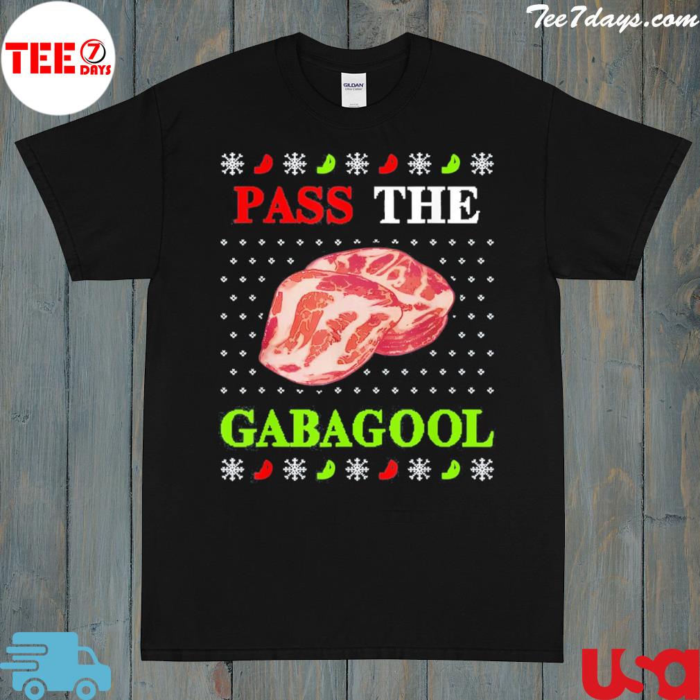 Pass the Gabagool Tacky Ugly Christmas T-Shirt