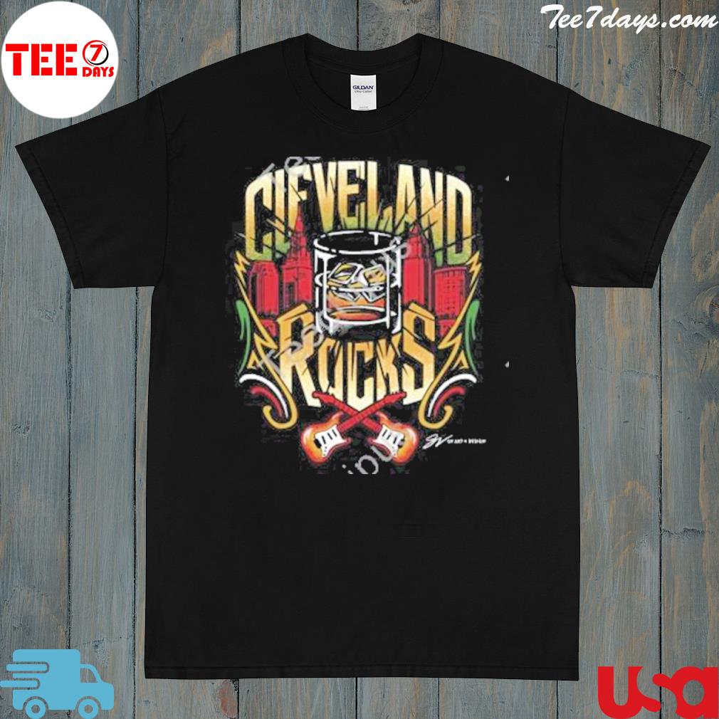 Rock n roll Cleveland whiskey 2022 shirt