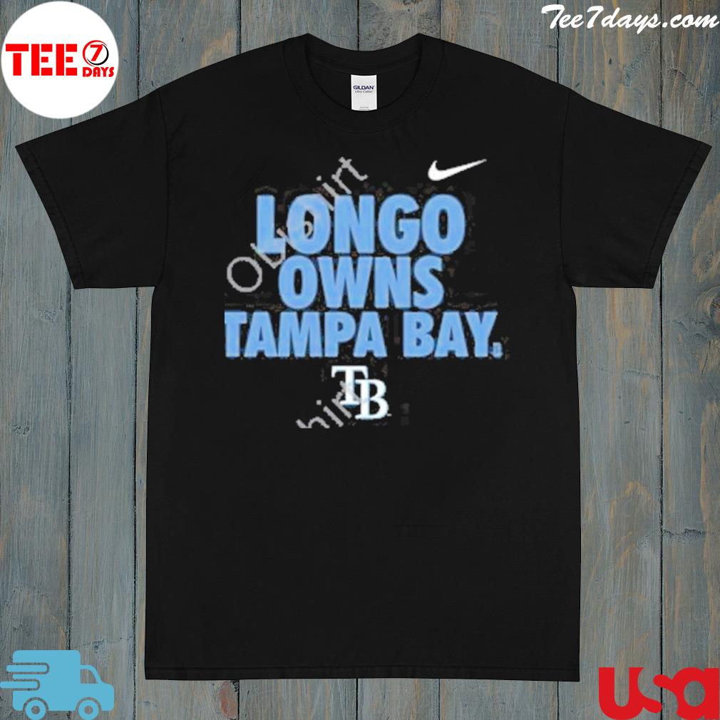 Tampa bay rays mlb fan longo owns tampa bay funny shirt