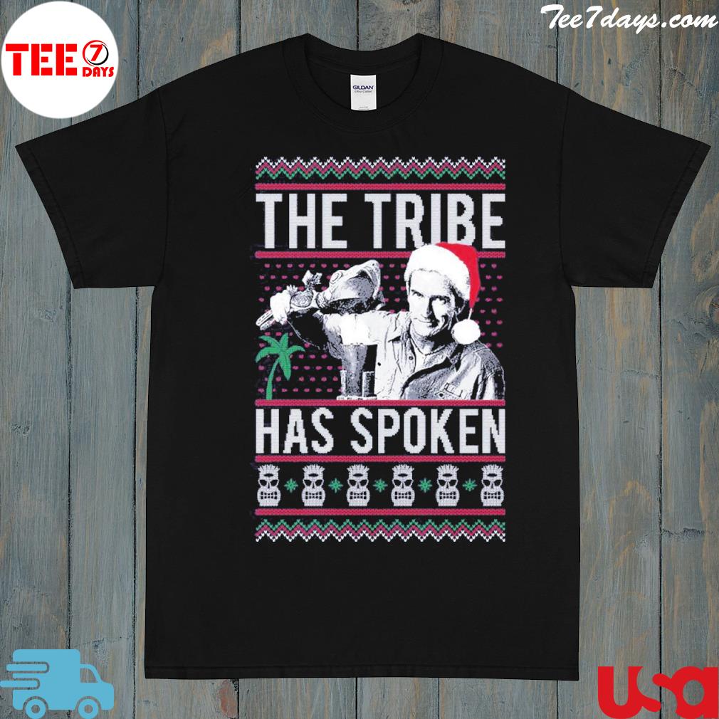 The tribe has spoken Ugly Christmas sweatshirt