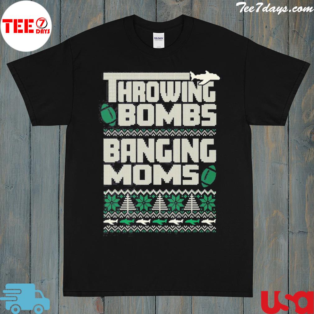 Throwing bombs Ugly Christmas sweatshirt