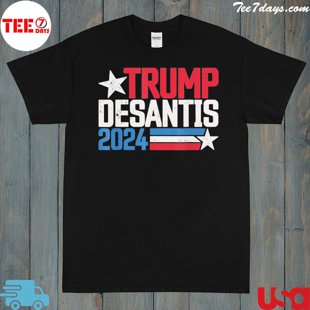 Trump Desantis 2024 Vintage Distressed Trump Desantis 2024 Classic Shirt