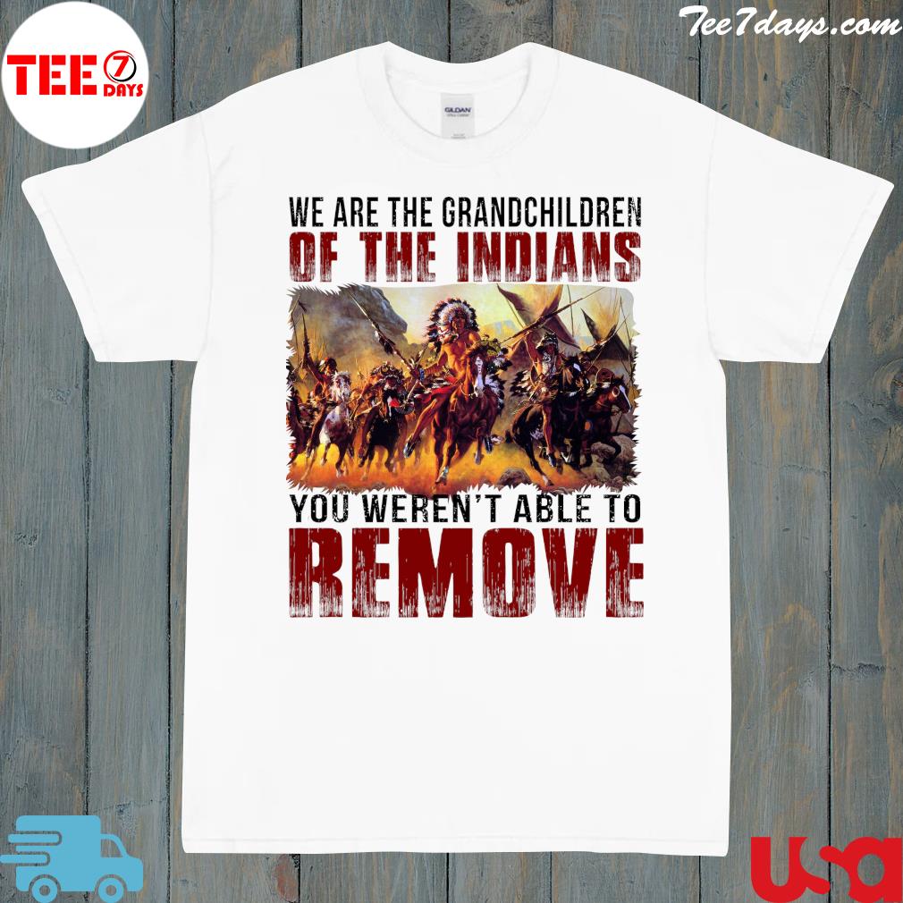 We Are The Grandchildren Of The Indians You Weren't Able To Remove T-shirt
