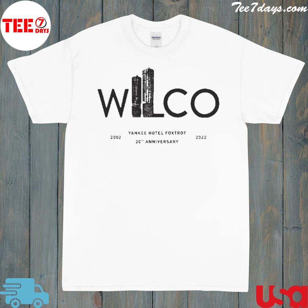 Wilco 20th anniversary Yankee hotel Foxtrot 2022 t-shirt