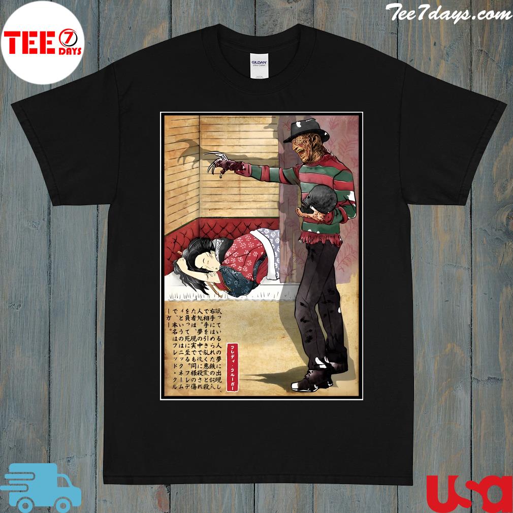 Freddy in Japan Freddy Krueger t-shirt