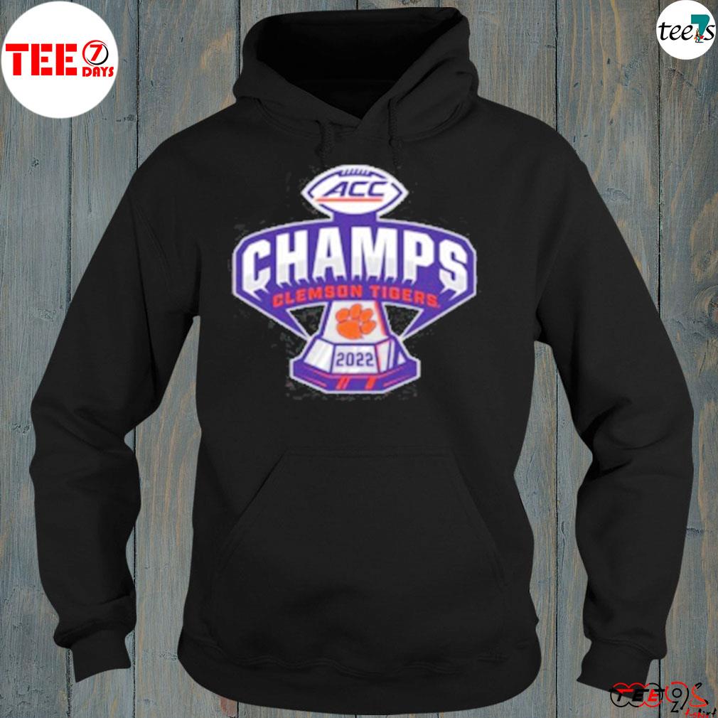 Ncaa 2022 Clemson Tigers ACC Championship T-Shirt hoddie-black