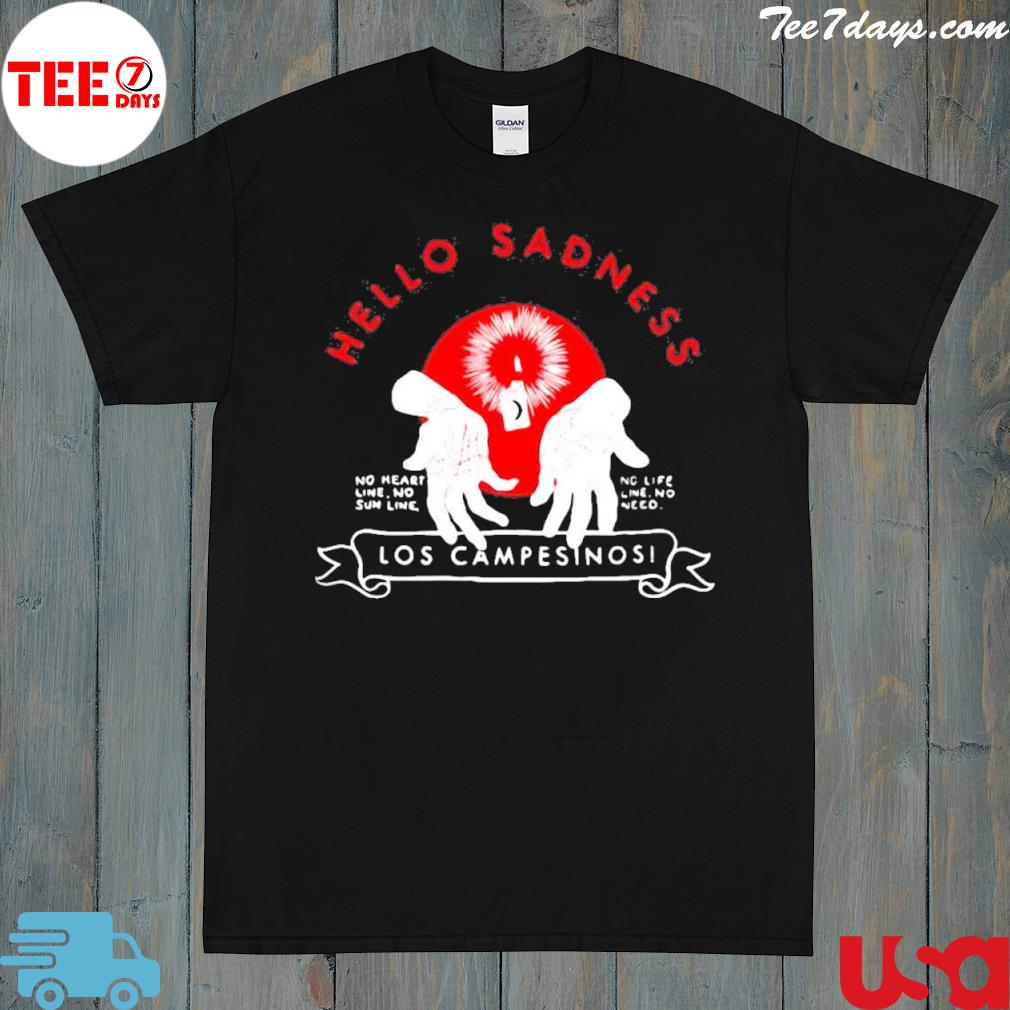 Official Hello Sadness Los Campesinos shirt