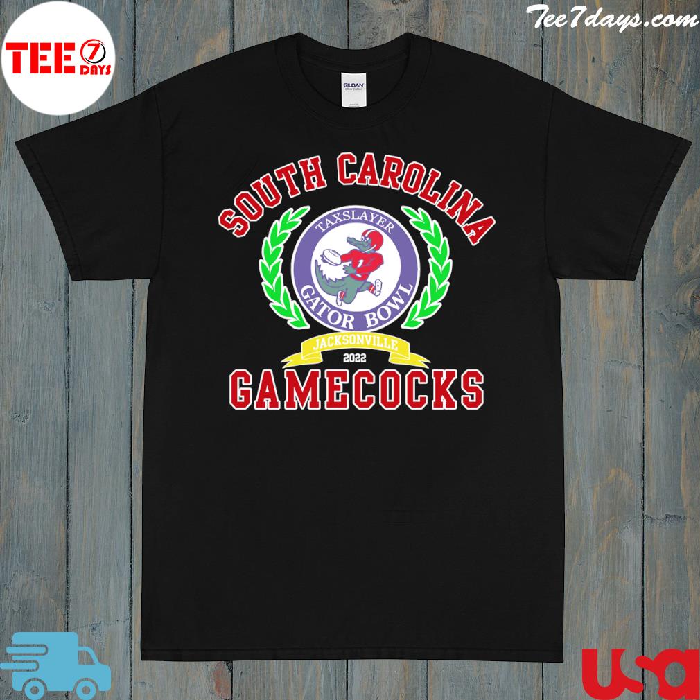 South carolina taxslayer gator bowl jacksonville 2022 gamecocks shirt