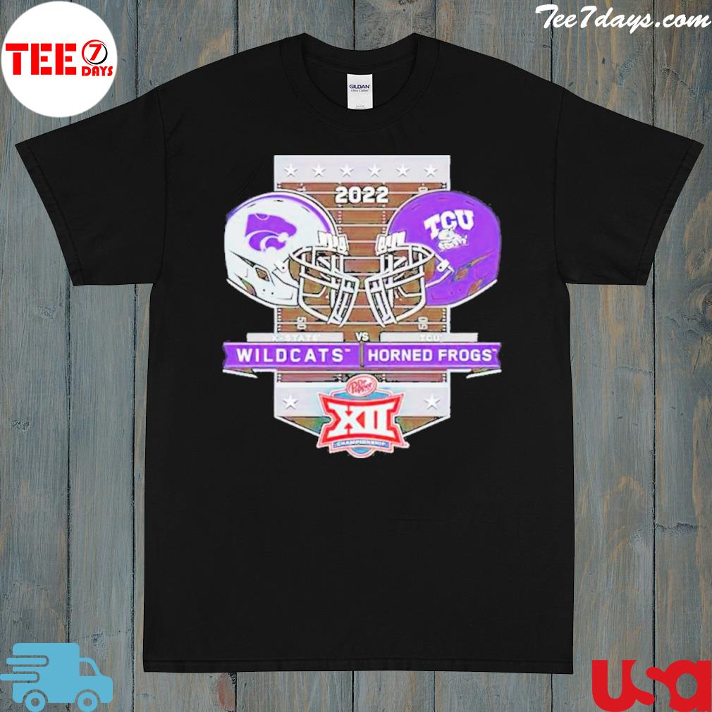 Tcu Horned Frogs vs K-State Wildcats 2022 Big XII Football Champions shirt
