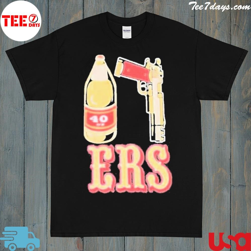 40oz Beer Guns San Francisco 49ers Shirt