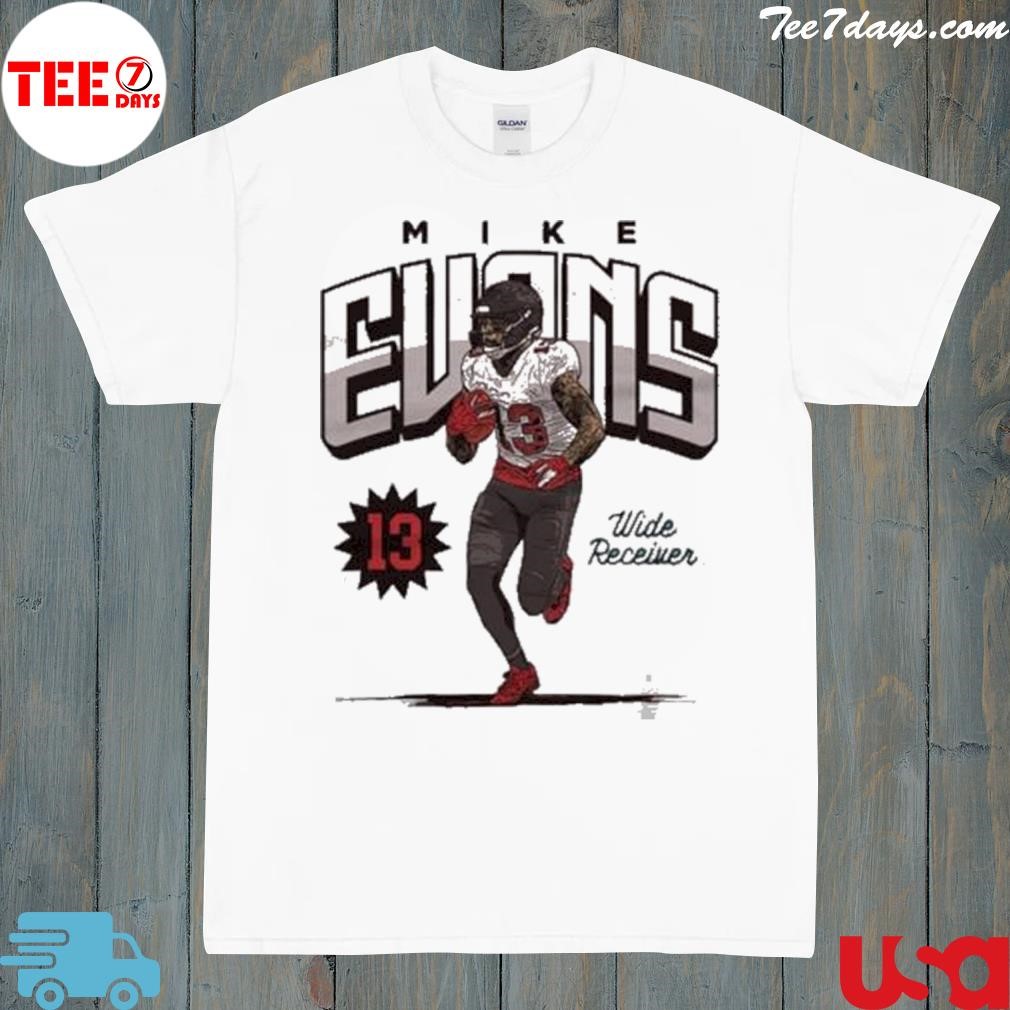 Mike Evans 13 Tampa Bay Buccaneers player name wide receiver shirt