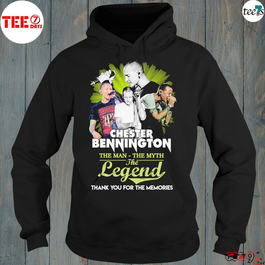 Chester Bennington The Man Myth Legend Shirt hoddie-black