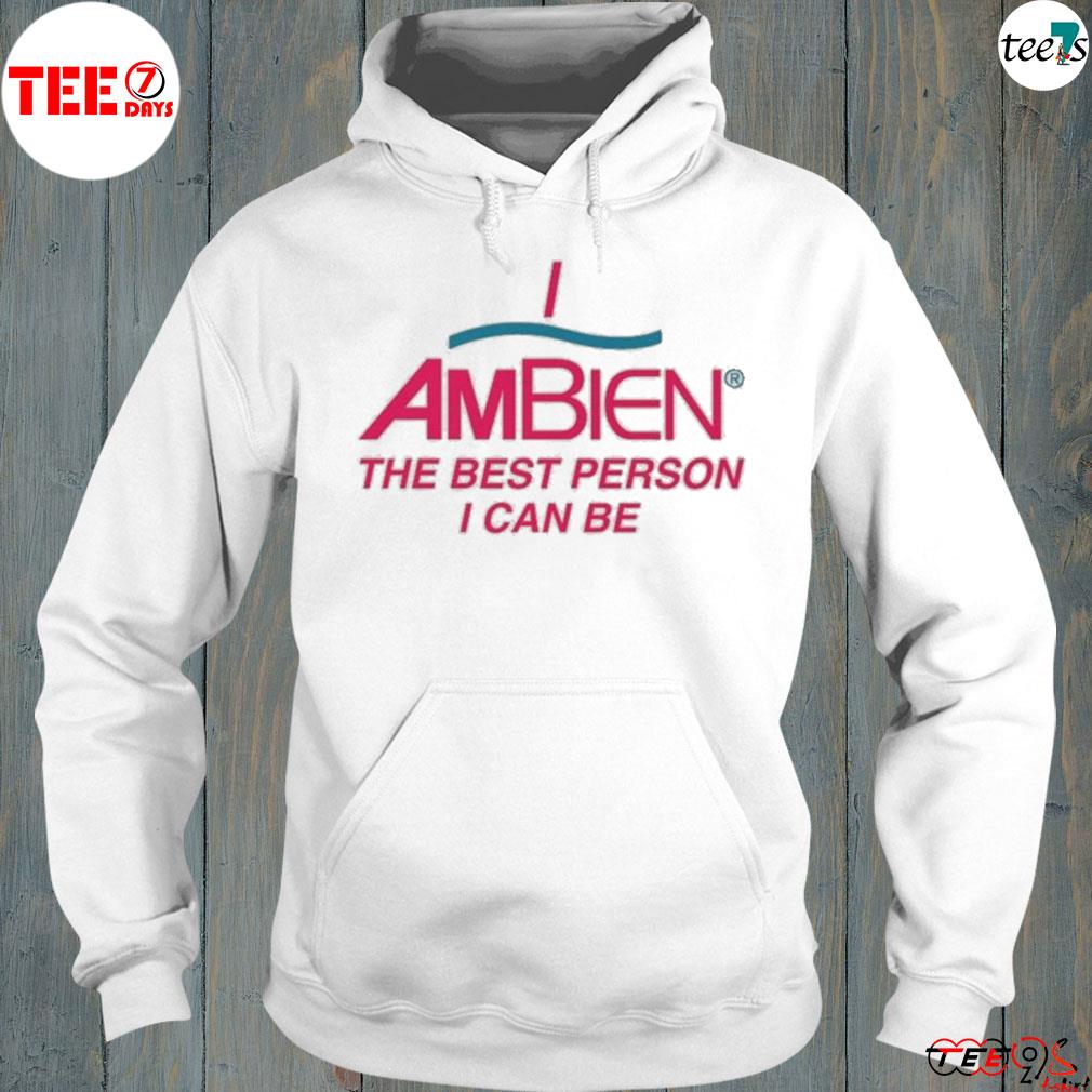 I Am Being The Best Person I Can Be T-s hoodie-white