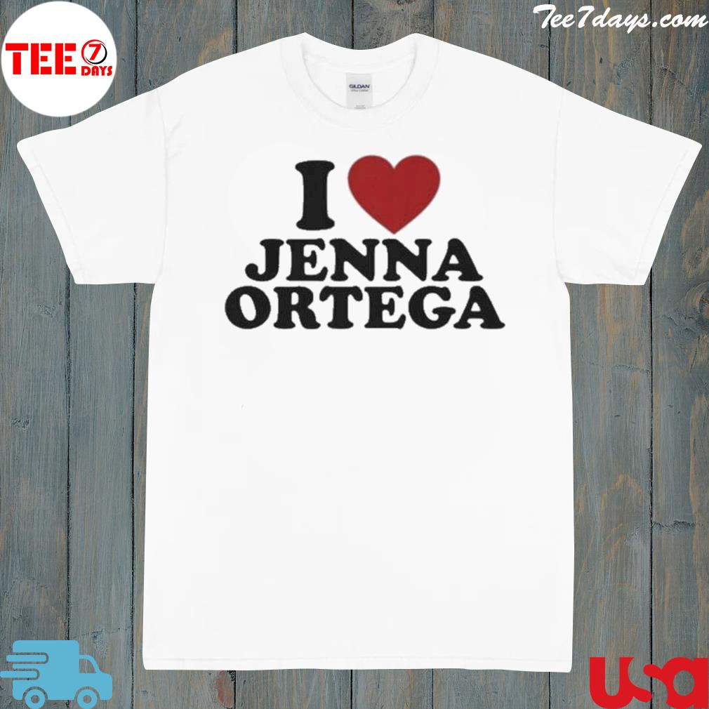 I love jenna ortega heart shirt