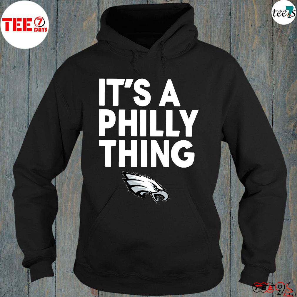 Philadelphia Eagles logo it’s a Philly thing 2023 s hoddie-black