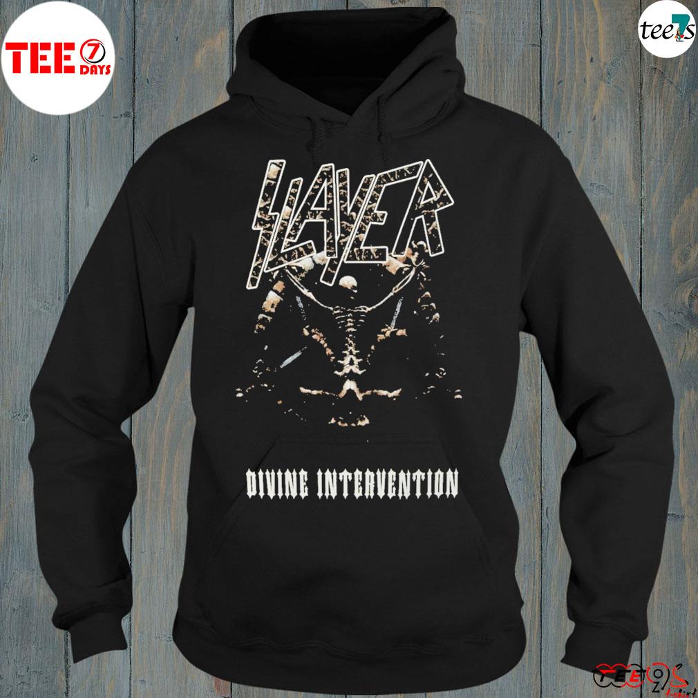 Slayer Divine Intervention Tour T-s hoddie-black