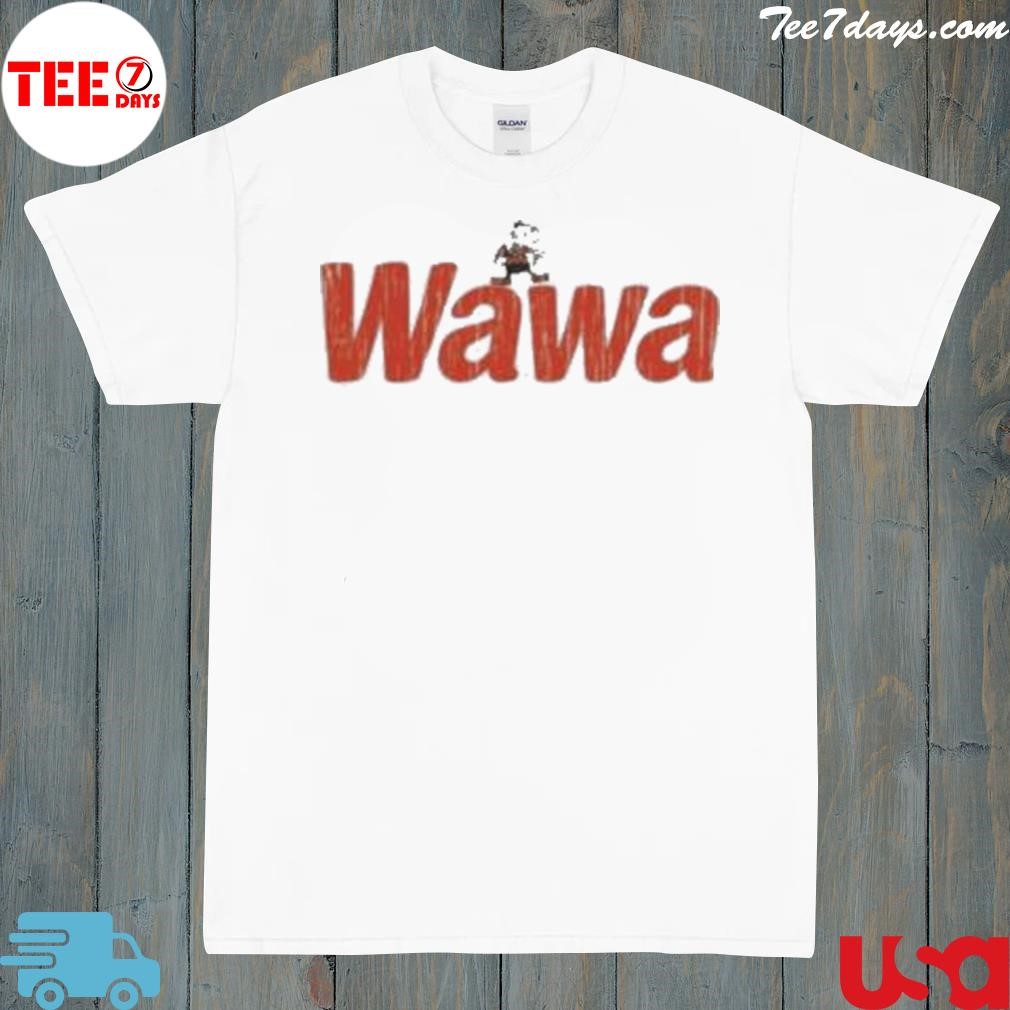 Wawa Cleveland browns logo shirt