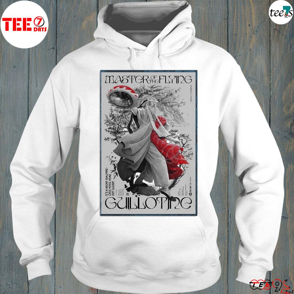 Master of the flying guillotine poster 2023 limited s hoodie-white