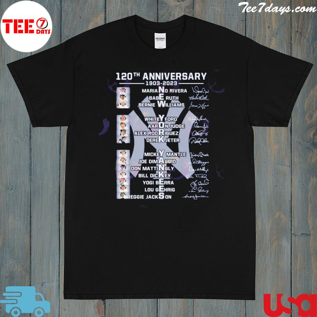 120th anniversary new york yankees shirt