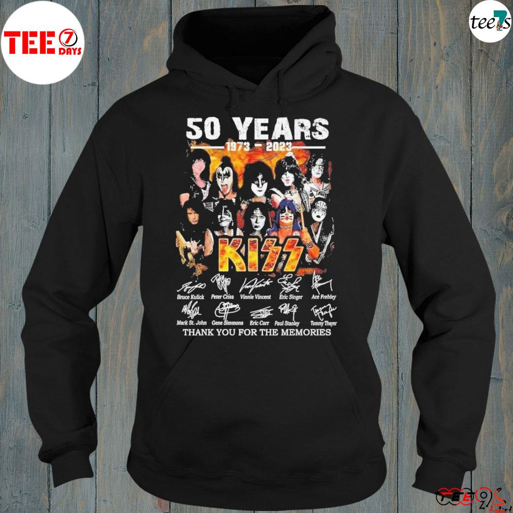 50 years 1973-2023 kizz team music thank you for the memories signatures s hoddie-black