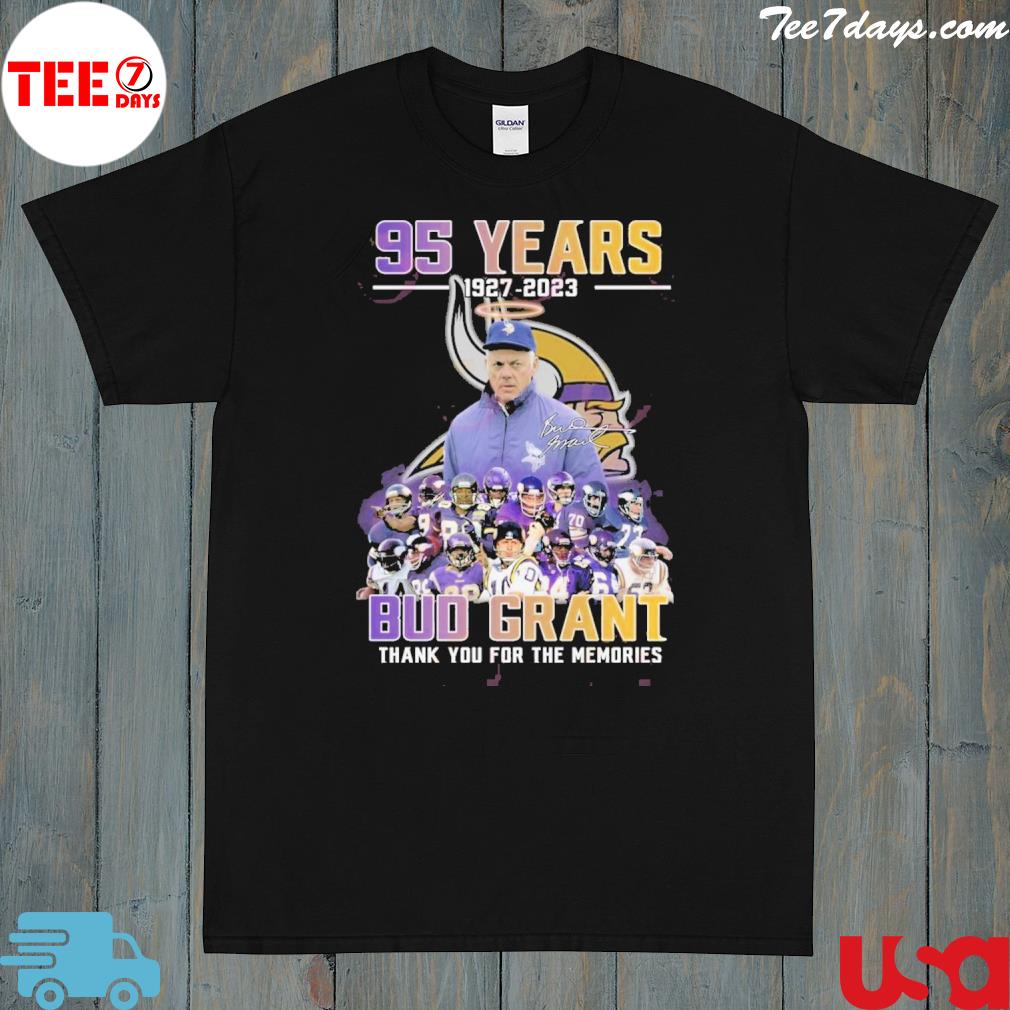 95 Years 1927 2023 Bub Grant Thank You For The Memories logo T-Shirt