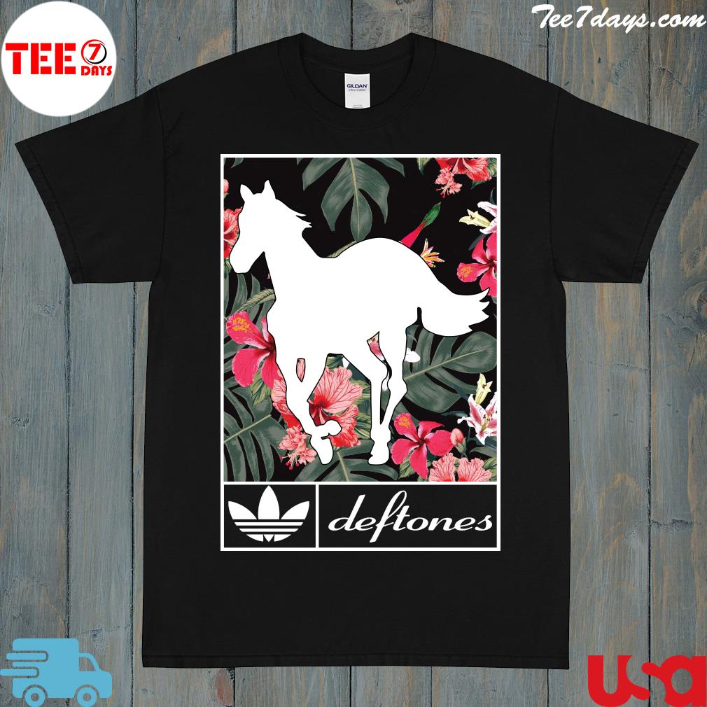 Adidas Deftones Horse Flowers logo 2023 sweater, long sleeve and tank top