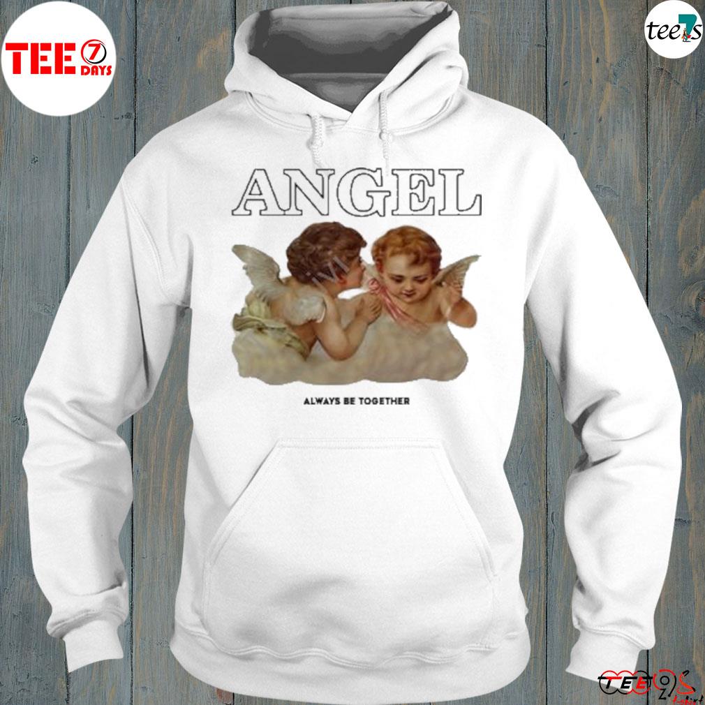 Angel always be together s hoodie-white
