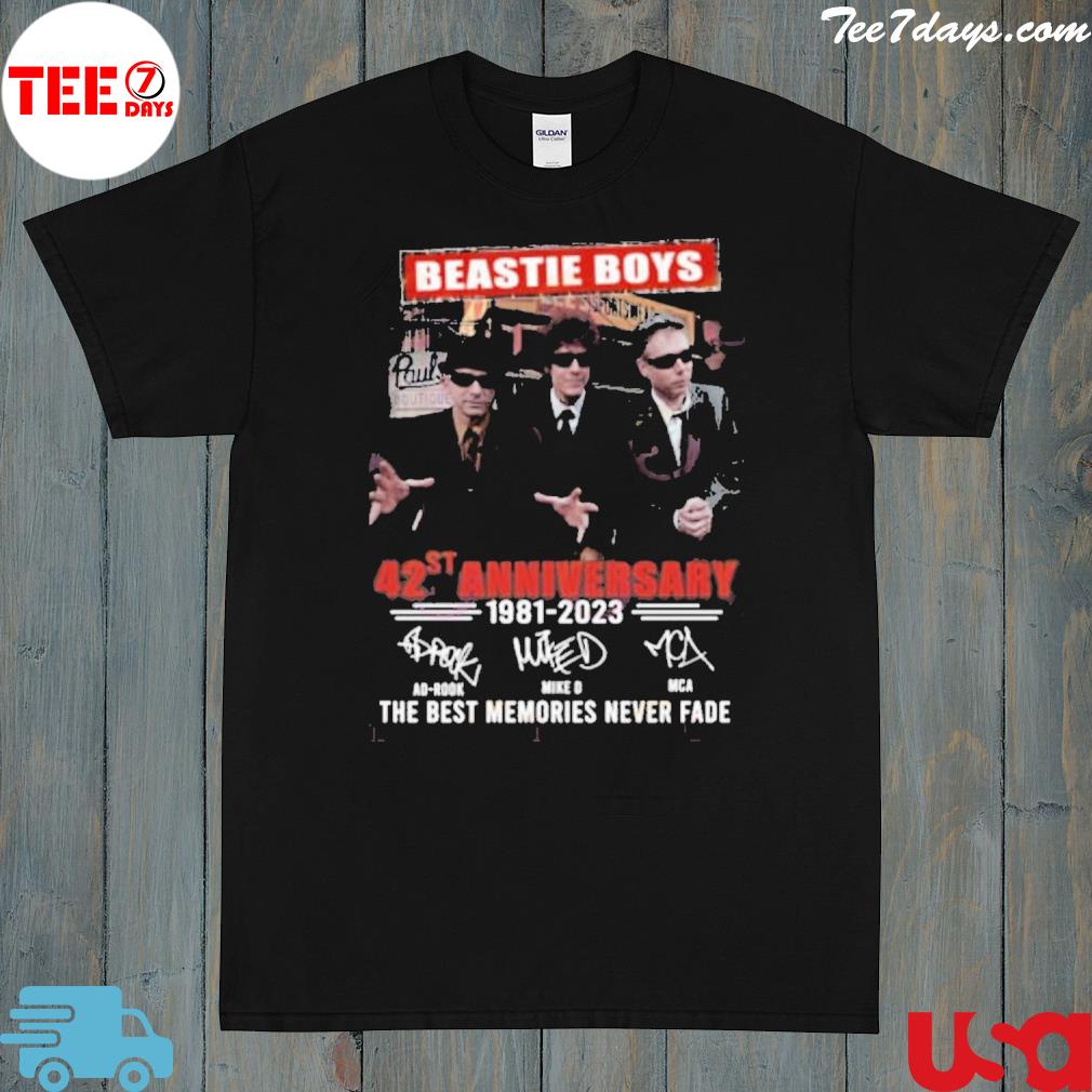 Beastie Boys 42st Anniversary 1981 – 2023 The Best Memories Never Fade T-Shirt