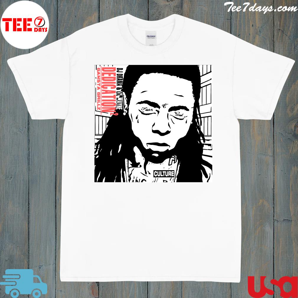 Dj drama and Lil Wayne dedication 2 mixtape culture 2023 t-shirt