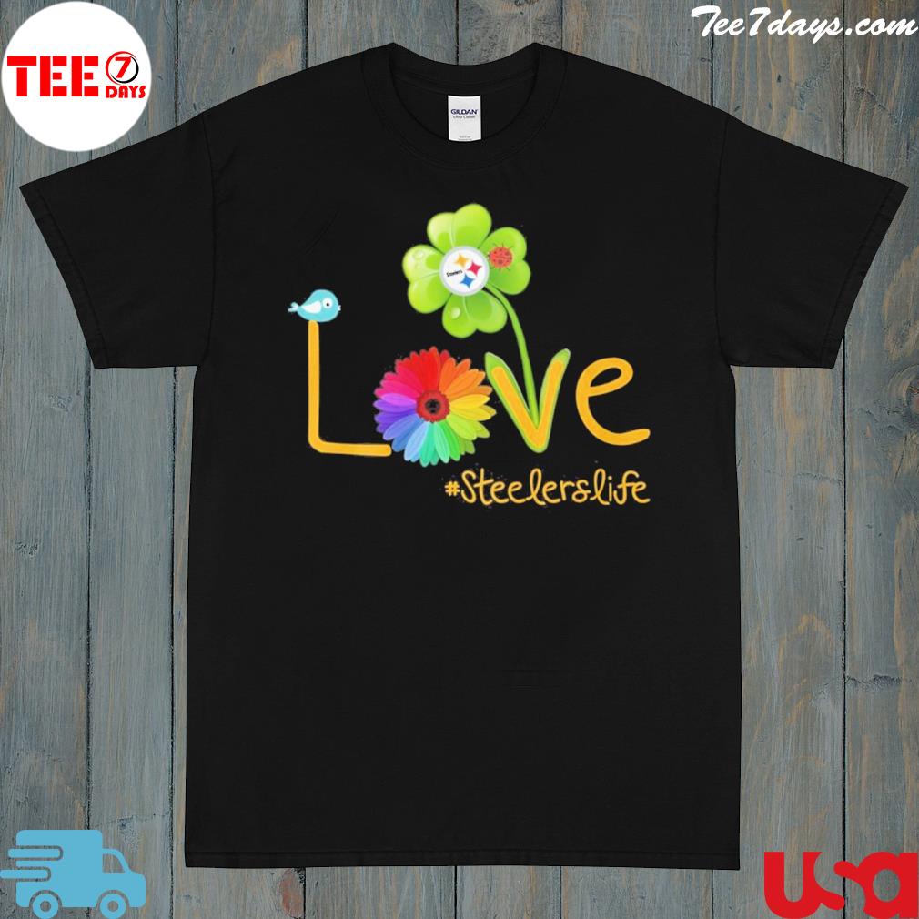 Flower love Steelers life shirt