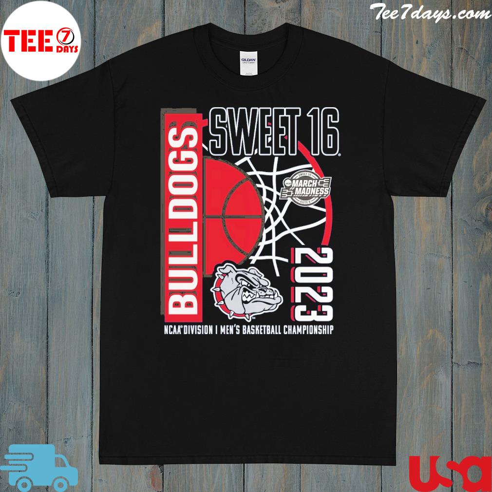 Gonzaga Bulldogs Branded 2023 NCAA Men's Basketball Tournament March Madness Sweet 16 T-Shirt