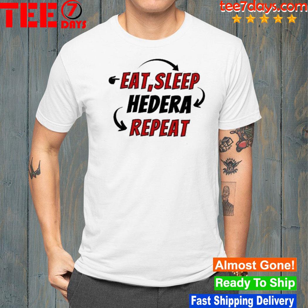 Hedera Hbar Crypto Eat Sleep Hedera Repeat shirt