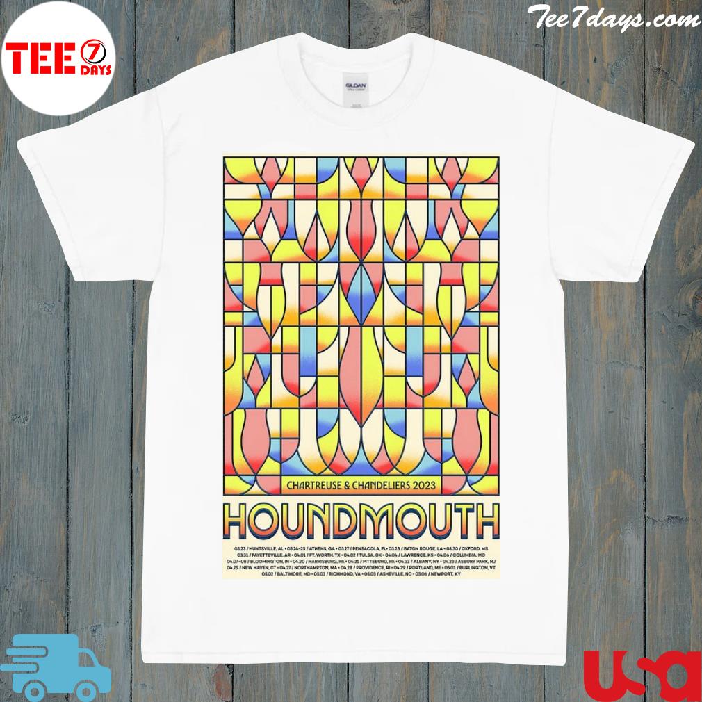 Houndmouth concert 2023 live tour shirt